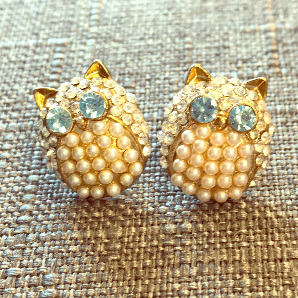[Send Offers] Pearl Owl Earrings 🦉